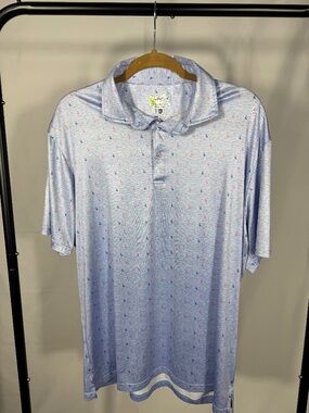 Tailorbyrd Performance Golf Polo Flamingo XL
